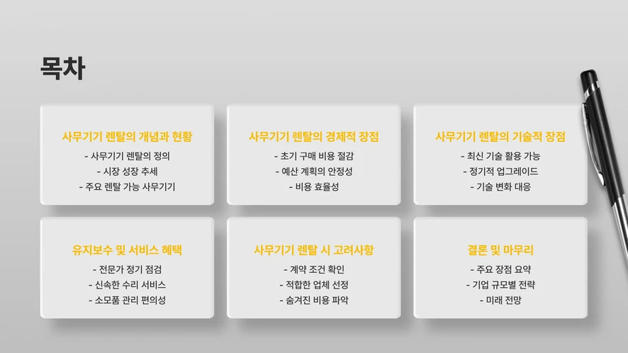 하나렌탈 담당자가 고객과 전화로 복합기 렌탈 상담하는 모습
