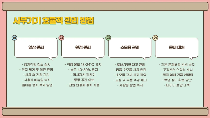군산 복합기 렌탈 설치 및 A/S 서비스 안내